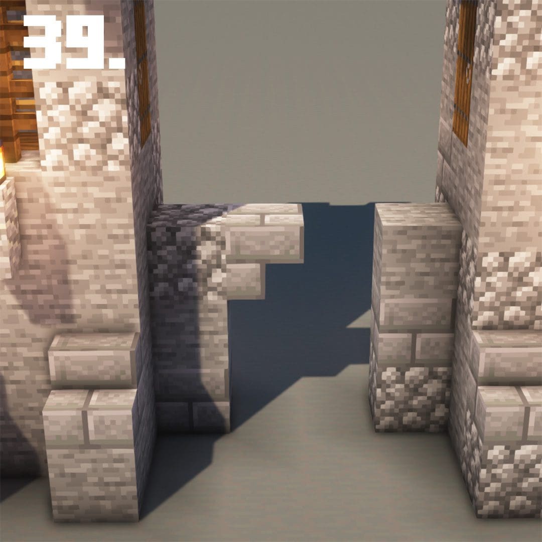 minecraft stone walls