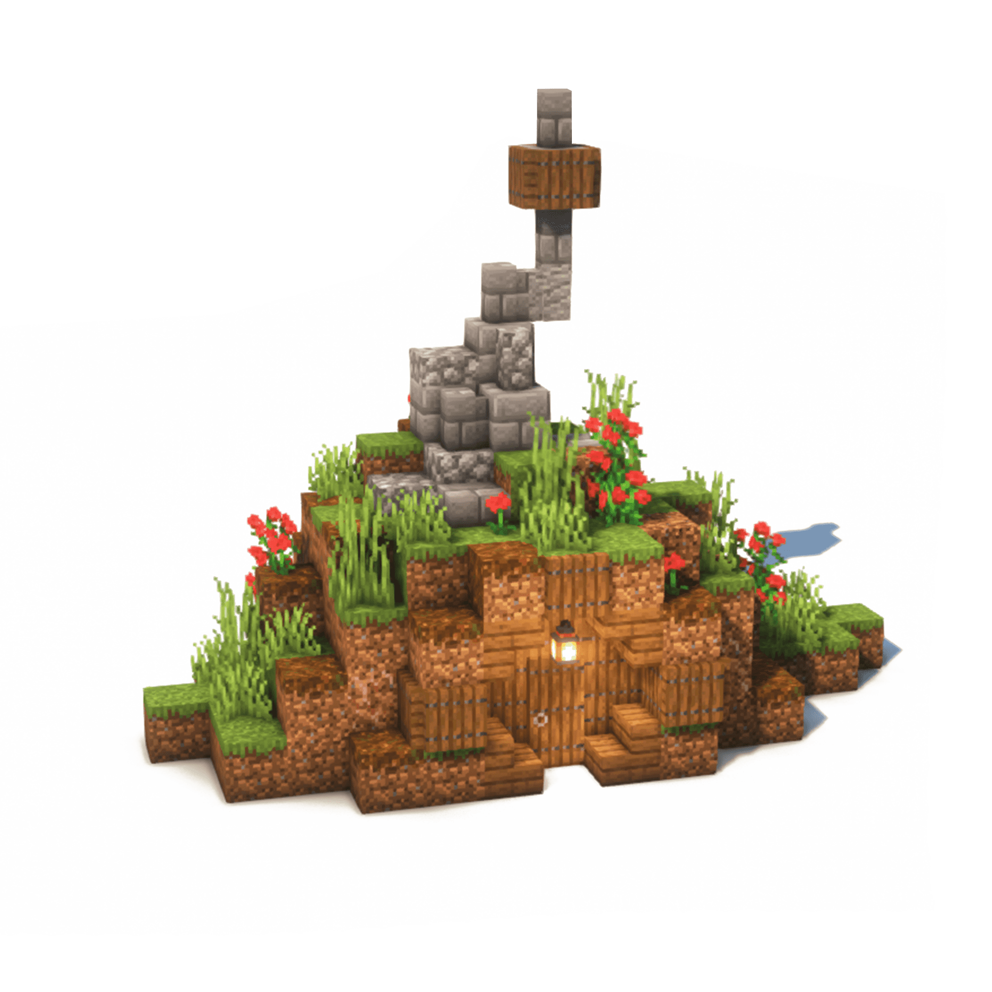 Small Grass Hobbit Hole