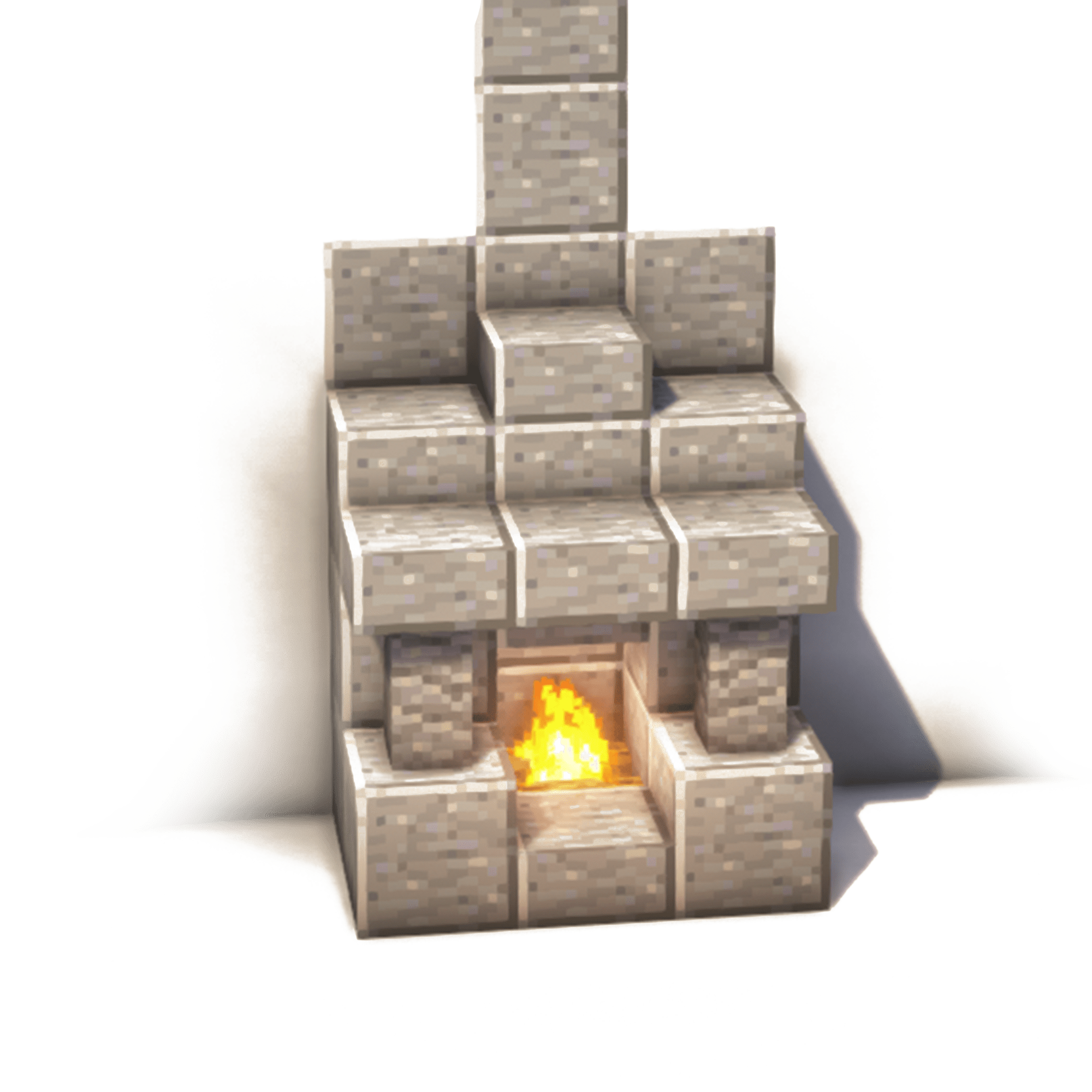 Andesite Fireplace
