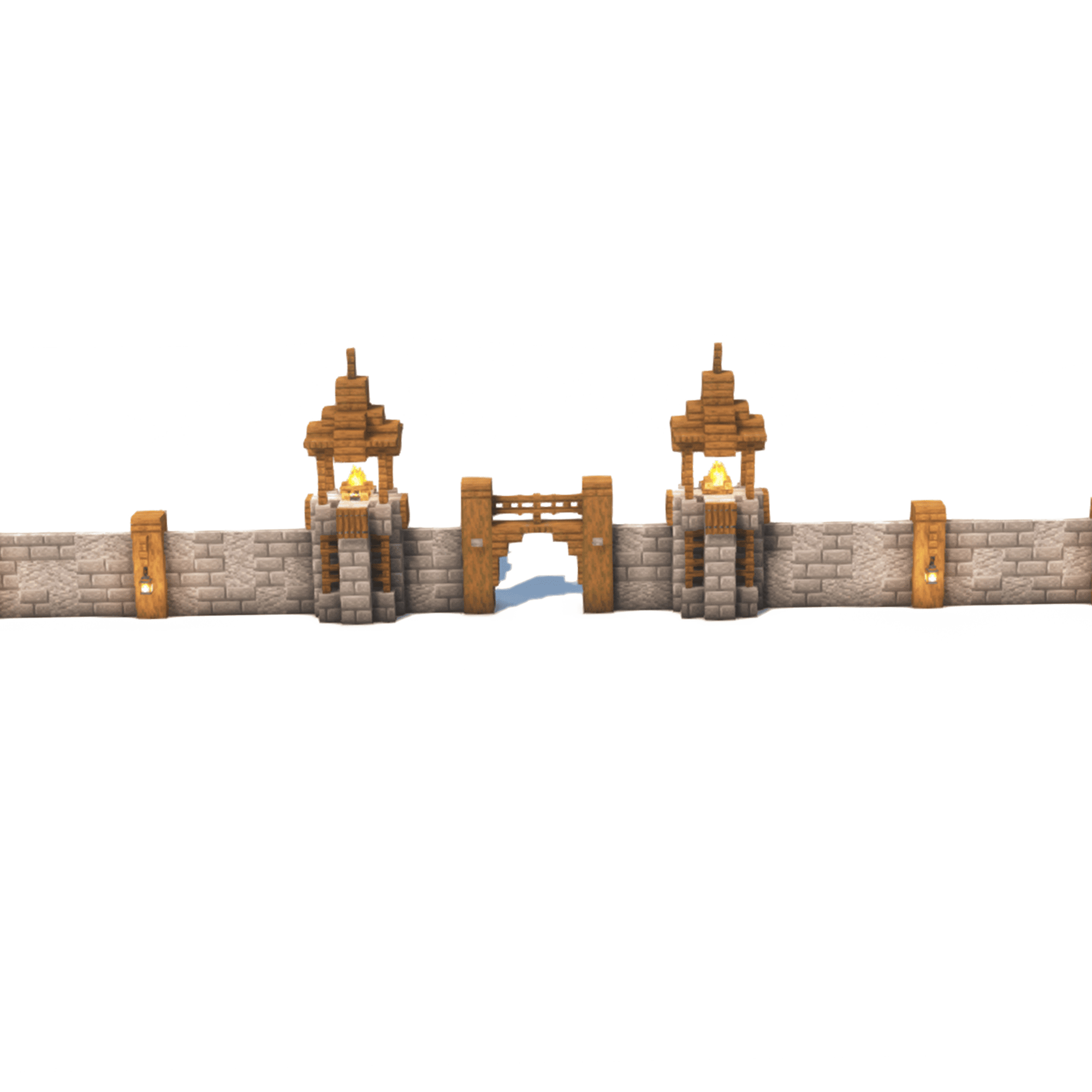 Kakitho's Medieval Wall & Gate