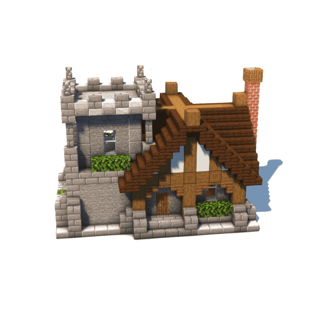 minecraft medieval 2 player houses｜TikTok Search