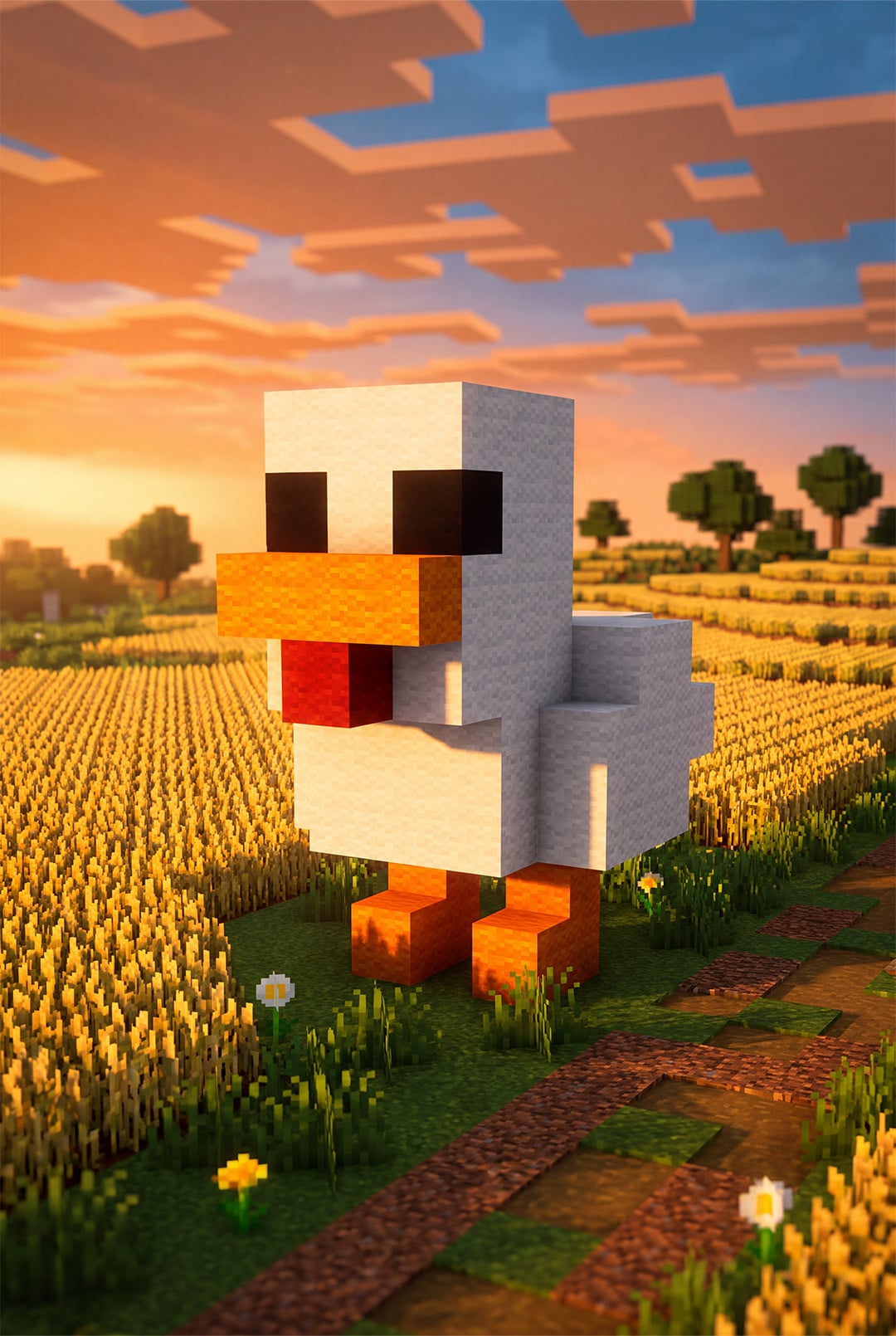 Chicken Statue