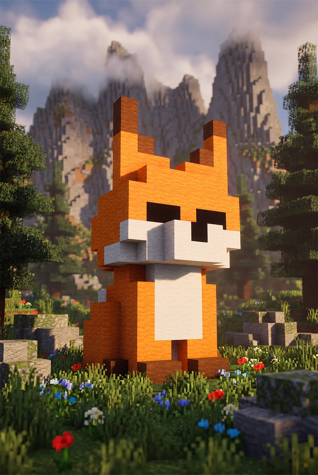 Fox Statue