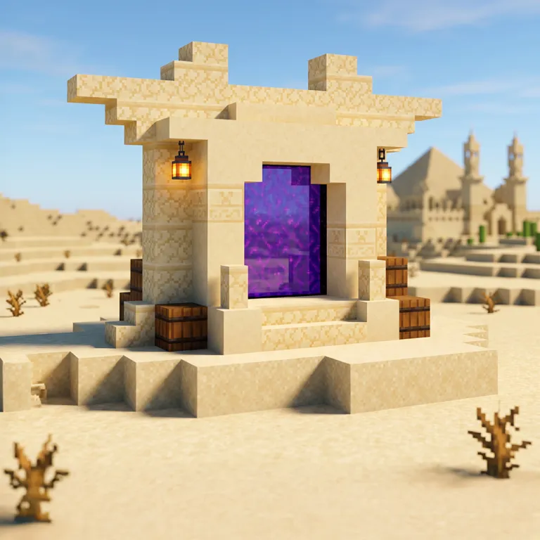Desert Nether Portal