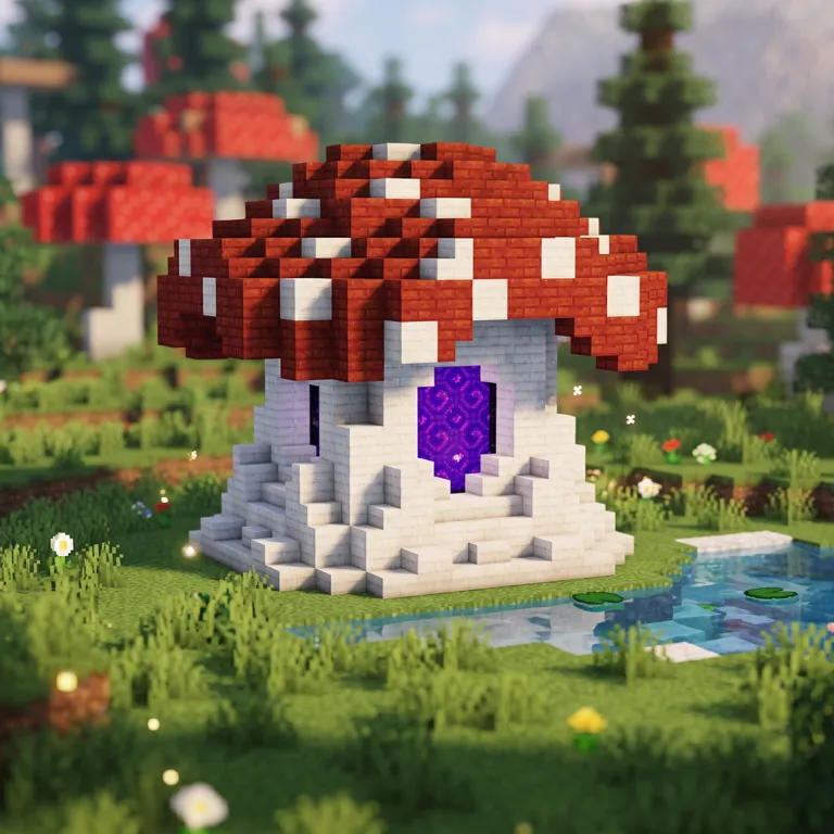 Mushroom Nether Portal