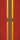 Result: Yellow Banner with orange base gradient, brown cross, red pale dexter, red pale sinister