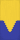 Result: Blue Banner with yellow per fess, yellow lozenge