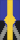 Result: Black Banner with light gray saltire, blue per fess, blue lozenge, yellow roundel, yellow pale