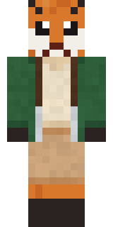 Fox Explorer Minecraft skin