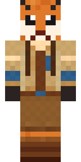 Fox Explorer Minecraft skin