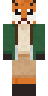 Fox Explorer Minecraft skin