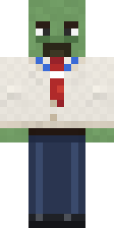 Office Zombie Minecraft skin