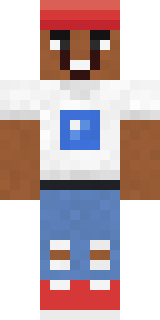 Street Skater Minecraft skin, front