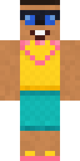 Beach Day Minecraft skin