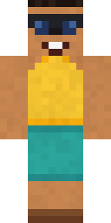 Beach Day Minecraft skin