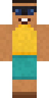 Beach Day Minecraft skin