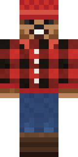 Bear Lumberjack Minecraft skin