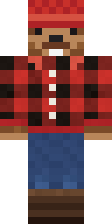 Bear Lumberjack Minecraft skin