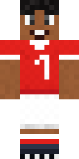 Star Striker Minecraft skin