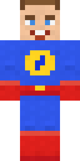 Captain Spark Minecraft skin, front