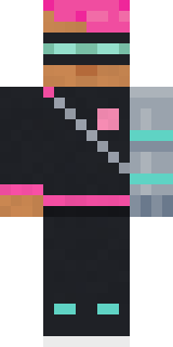 Neon Runner Minecraft skin