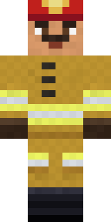 Fire Fighter Minecraft skin