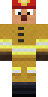Fire Fighter Minecraft skin