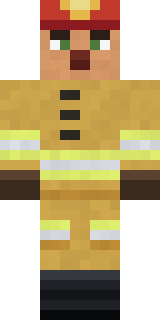 Fire Fighter Minecraft skin