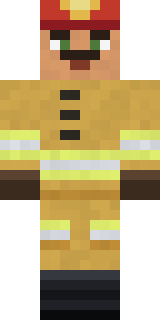 Fire Fighter Minecraft skin