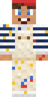 Paint Splash Minecraft skin, front
