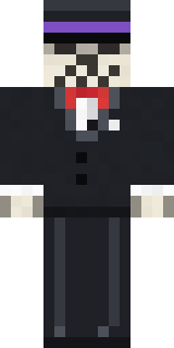 Dapper Bones Minecraft skin, front