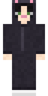 Black Cat Costume Minecraft skin