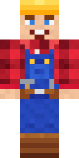 Crimson Builder Minecraft skin