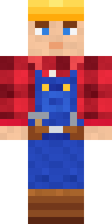 Crimson Builder Minecraft skin