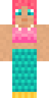 Reef Mermaid Minecraft skin