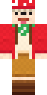 Red Mushroom Scout Minecraft skin