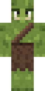 Mossy Troll Minecraft skin, front