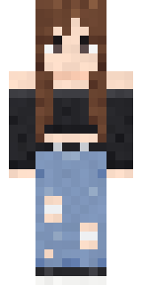 Grunge Girl Minecraft skin