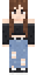 Grunge Girl Minecraft skin