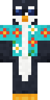 Penguin Tourist Minecraft skin