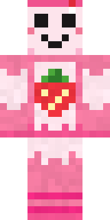 Strawberry Milk Minecraft skin