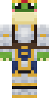 Frog Knight Minecraft skin