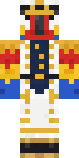 Parrot Captain Minecraft skin
