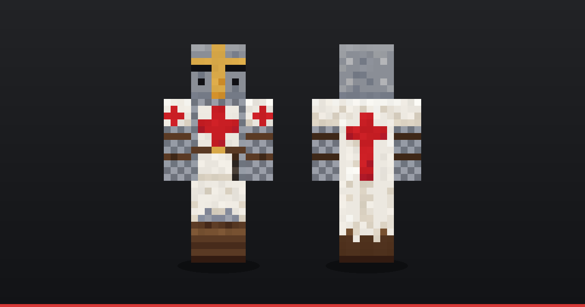 Templar Knight Minecraft Skin – Build It
