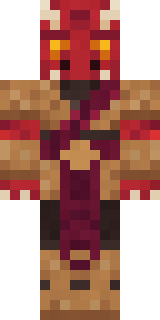 Ruby Dragonborn Minecraft skin