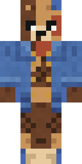 Patchwork Teddy Bear Minecraft skin