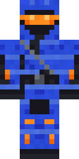 Cobalt Cyber Ninja Minecraft skin
