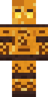 Amber Fossil Golem Minecraft skin