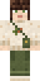 Curly Art Student Minecraft skin