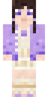 Lilac Ballerina Minecraft skin